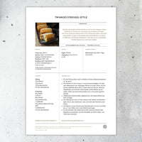 Twinkies Streusel-Style (Rezeptblatt)